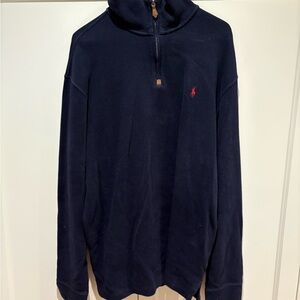 Ralph Lauren Dark Blue Quarter-Zip Sweatshirt